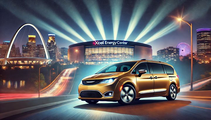 Reliable shuttle service from Northfield to Xcel Energy Center for events and concerts.
